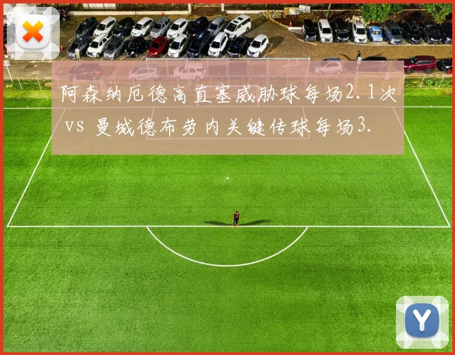 阿森纳厄德高直塞威胁球每场2.1次 vs 曼城德布劳内关键传球每场3.3次,创造力数据对比
